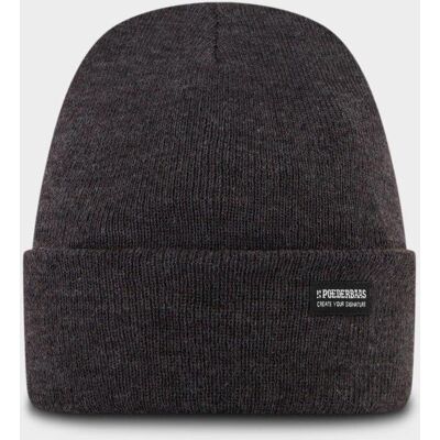 Poederbaas Muts Park Beanie Antraciet Poederbaas Muts Park Beanie Antraciet