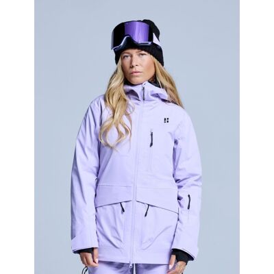 Poederbaas Ski-jas Dames Freeride 3L Hardshell Lila-XS Poederbaas Ski-jas Dames Freeride 3L Hardshell Lila-XS