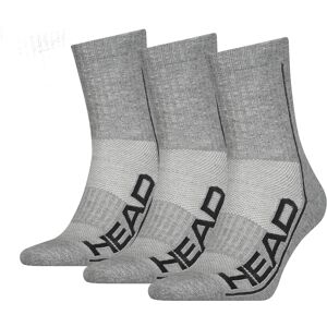 HEAD Sokken Performance Short Crew 3-pack Grijs-35/38 HEAD Sokken Performance Short Crew 3-pack Grijs-35/38