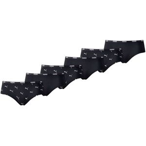 Puma Dames Hipsters Cat Logo 6-pack Zwart-XS Puma Dames Hipsters Cat Logo 6-pack Zwart-XS