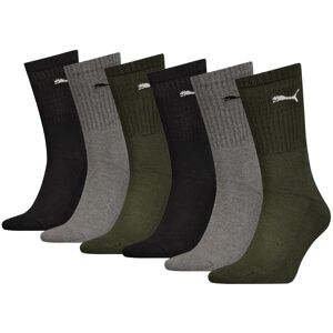 Puma Sportsokken 6-pack Green Combo-43/46 Puma Sportsokken 6-pack Green Combo-43/46