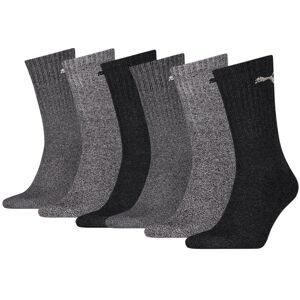 Puma Sportsokken Antraciet/Grey 6-pack-43/46 Puma Sportsokken Antraciet/Grey 6-pack-43/46