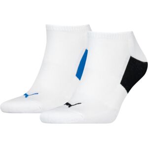 Puma Sneakersokken Logo Block 2-pack White Combo-39/42 Puma Sneakersokken Logo Block 2-pack White Combo-39/42