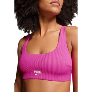 Puma Zwemtop Ribbed Scoop Neck Top Neon Pink-XL Puma Zwemtop Ribbed Scoop Neck Top Neon Pink-XL