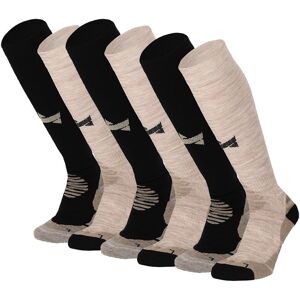 Xtreme Outdoor Sokken Compressie 6-pack Multi Beige-35/38 Xtreme Outdoor Sokken Compressie 6-pack Multi Beige-35/38