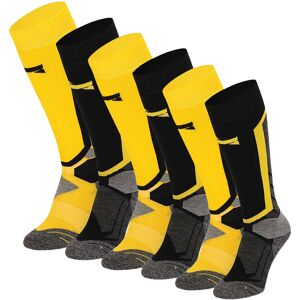 Xtreme Snowboard Sokken 6-pack Multi Yellow-35/38 Xtreme Snowboard Sokken 6-pack Multi Yellow-35/38