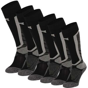 Xtreme Snowboard Sokken 6-pack Multi Black-42/45 Xtreme Snowboard Sokken 6-pack Multi Black-42/45