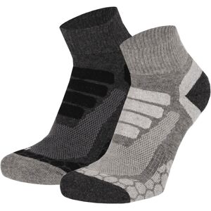Xtreme Wandelsokken Quarter 2-pack Multi Grey-45/47 Xtreme Wandelsokken Quarter 2-pack Multi Grey-45/47