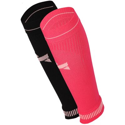 Xtreme Compressie Kuit Sleeves 2-pack Multi Pink-35/38 Xtreme Compressie Kuit Sleeves 2-pack Multi Pink-35/38