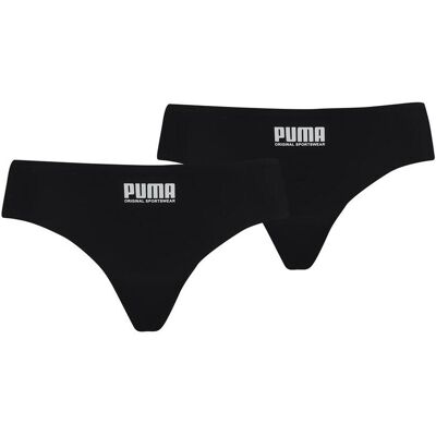 Puma Women Sporty Mesh Brazilian 2p Hang Black-XS Puma Women Sporty Mesh Brazilian 2p Hang Black-XS