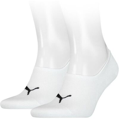Puma Footies High Cut 2-pack Unisex Wit-39/42 Puma Footies High Cut 2-pack Unisex Wit-39/42