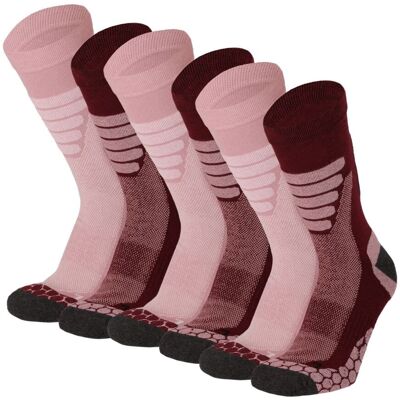 Xtreme Wandelsokken 6-pack Multi Burgundy-35/38 Xtreme Wandelsokken 6-pack Multi Burgundy-35/38