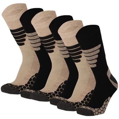Xtreme Wandelsokken 6-pack Multi Beige-35/38 Xtreme Wandelsokken 6-pack Multi Beige-35/38