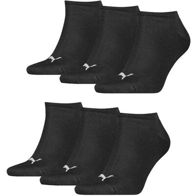 Puma sokken Sneaker zwart 6-pack-35/38 Puma sokken Sneaker zwart 6-pack-35/38