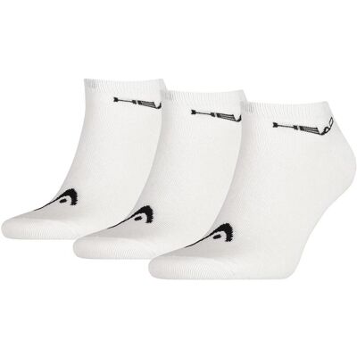 Head 3-pack Unisex Sneaker Sock White-35-38 Head 3-pack Unisex Sneaker Sock White-35-38