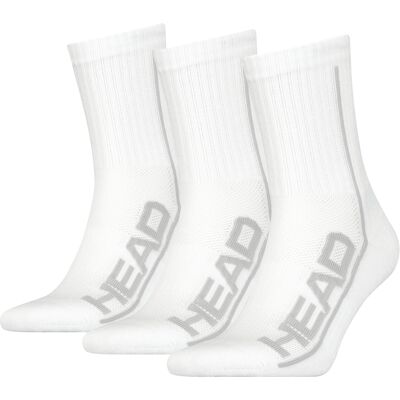HEAD Sokken Performance Short Crew 3-pack Wit-35/38 HEAD Sokken Performance Short Crew 3-pack Wit-35/38