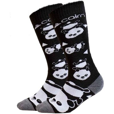Cairn Skisokken Kinderen 2-pack Black Panda-19/22 Cairn Skisokken Kinderen 2-pack Black Panda-19/22