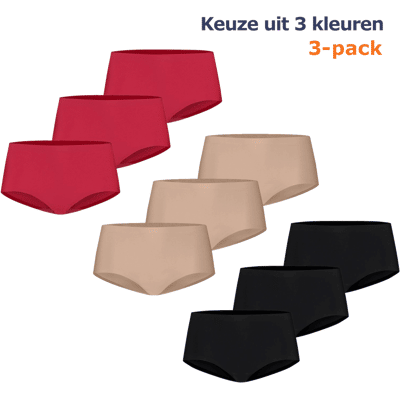 Ten Cate Secrets Midi Slip 3-pack Walnut-S Ten Cate Secrets Midi Slip 3-pack Walnut-S