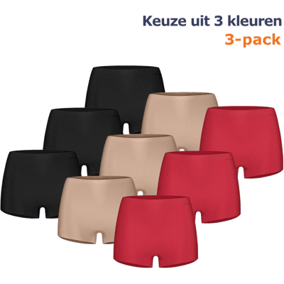 Ten Cate Secrets Short 3-pack Zwart-S Ten Cate Secrets Short 3-pack Zwart-S