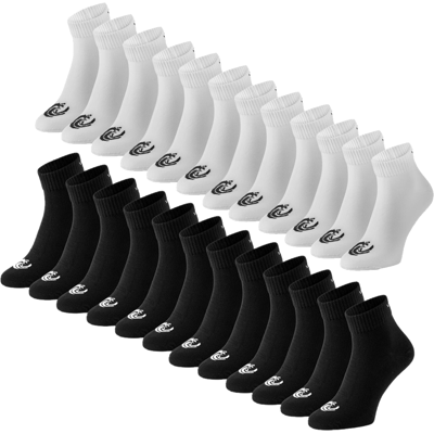 Vinnie-G Quartersokken 12-pack Wit-35/38 Vinnie-G Quartersokken 12-pack Wit-35/38