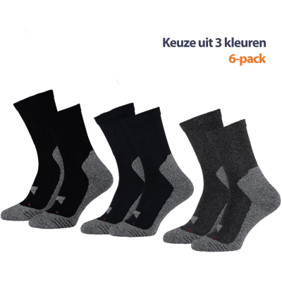 Xtreme Hiking Sokken 6-pack Multi Marine-35/38 Xtreme Hiking Sokken 6-pack Multi Marine-35/38