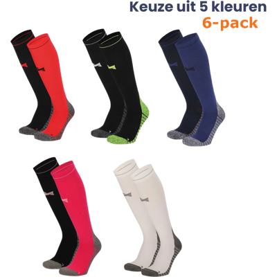 Xtreme Compressie Sokken Hardlopen 6-pack Multi Blue-35/38 Xtreme Compressie Sokken Hardlopen 6-pack Multi Blue-35/38