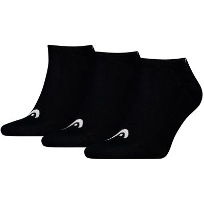 HEAD Sneakersokken Training 3-pack Zwart-39/42 HEAD Sneakersokken Training 3-pack Zwart-39/42