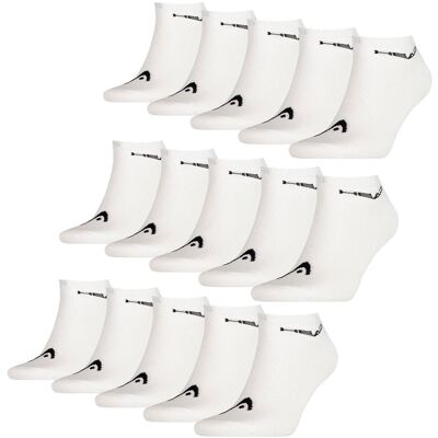 Head Sneaker sokken 15-pack Wit-39/42 Head Sneaker sokken 15-pack Wit-39/42
