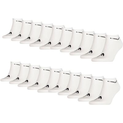 Head Sneaker sokken 20-pack Wit-35/38 Head Sneaker sokken 20-pack Wit-35/38