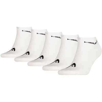 Head Sneaker sokken 5-pack Wit-43/46 Head Sneaker sokken 5-pack Wit-43/46