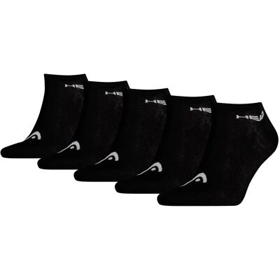 Head Sneaker sokken 5-pack Zwart-35/38 Head Sneaker sokken 5-pack Zwart-35/38