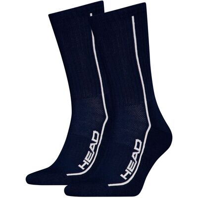 HEAD Sportsokken Performance 2-pack Navy-39/42 HEAD Sportsokken Performance 2-pack Navy-39/42