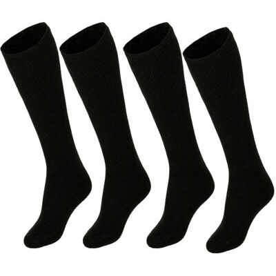 Heatkeeper Dames Thermo Kniehoogte Sokken 4-pack Zwart Heatkeeper Dames Thermo Kniehoogte Sokken 4-pack Zwart