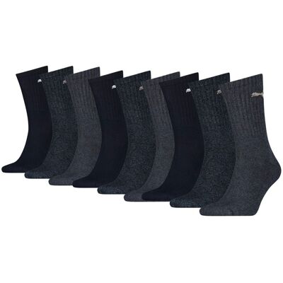 Puma Sportsokken Navy 9-pack-35/38 Puma Sportsokken Navy 9-pack-35/38