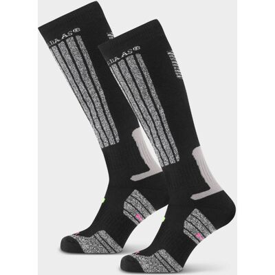 Poederbaas Skisokken 2-pack Zwart-35/38 Poederbaas Skisokken 2-pack Zwart-35/38