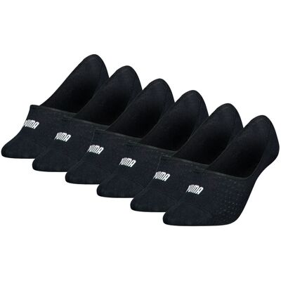 Puma Footies Dames Mesh 6-pack Zwart-35/38 Puma Footies Dames Mesh 6-pack Zwart-35/38