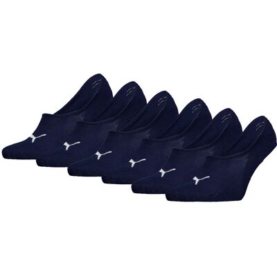 Puma Footies High Cut 6-pack Navy-35/38 Puma Footies High Cut 6-pack Navy-35/38