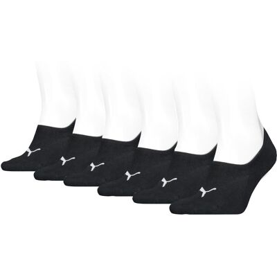 Puma Footies High Cut 6-pack Unisex Zwart-35/38 Puma Footies High Cut 6-pack Unisex Zwart-35/38