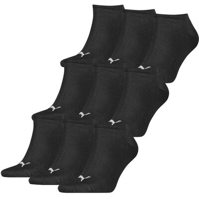 Puma sokken Sneaker Zwart 9-pack-39/42 Puma sokken Sneaker Zwart 9-pack-39/42