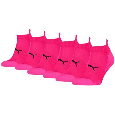 Puma Sport Cushioned Sneakersokken 6-pack Roze-39/42 Puma Sport Cushioned Sneakersokken 6-pack Roze-39/42
