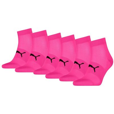 Puma Sport Quartersokken Light 6-pack Roze-39/42 Puma Sport Quartersokken Light 6-pack Roze-39/42