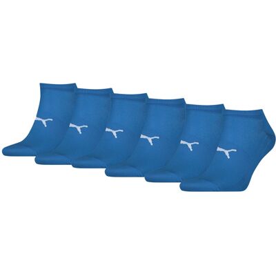 Puma Sport Sneakersokken Light 6-pack Blauw-35/38 Puma Sport Sneakersokken Light 6-pack Blauw-35/38