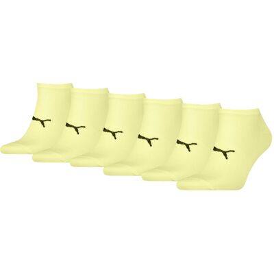 Puma Sport Sneakersokken Light 6-pack Geel-35/38 Puma Sport Sneakersokken Light 6-pack Geel-35/38