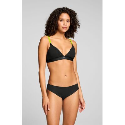 Puma Dames Briefs Invisible Cotton 2-pack Zwart-XL Puma Dames Briefs Invisible Cotton 2-pack Zwart-XL