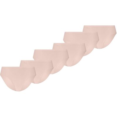 Puma Dames Briefs Invisible Cotton 6-pack Light Pink-L Puma Dames Briefs Invisible Cotton 6-pack Light Pink-L