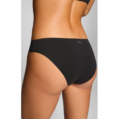 Puma Dames Briefs Microfiber 2-pack Zwart-M Puma Dames Briefs Microfiber 2-pack Zwart-M