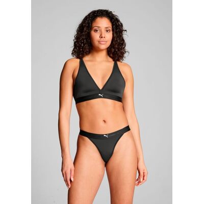 Puma Dames Sport Tanga String 2-pack Zwart-S Puma Dames Sport Tanga String 2-pack Zwart-S