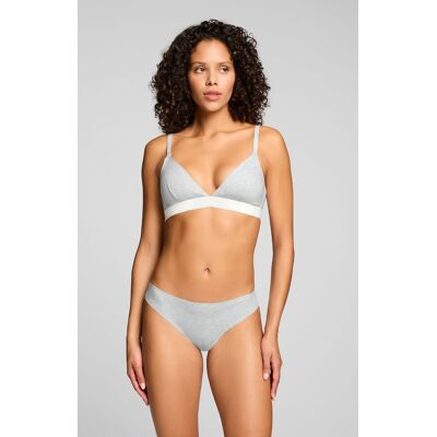 Puma Dames Strings Invisible Cotton 2-pack Light Grey Melange-M Puma Dames Strings Invisible Cotton 2-pack Light Grey Melange-M