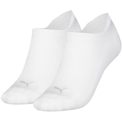 Puma Sneakersokken Dames Cushioned 2-pack Wit-35/38 Puma Sneakersokken Dames Cushioned 2-pack Wit-35/38