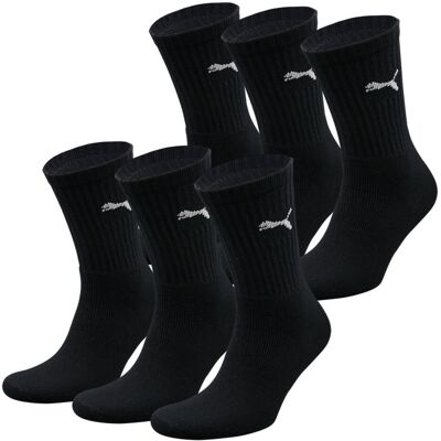 Puma sokken Sport zwart 6-pack-39/42 Puma sokken Sport zwart 6-pack-39/42
